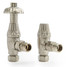 T-TRV-036-AG-BN - Kendal Traditional TRV Angled Brushed Nickel Thermostatic Radiator Valves With Sleeves T-TRV-036-AG-BN - Kendal Traditional TRV Angled Brushed Nickel Thermostatic Radiator Valves With Sleeves